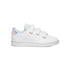 Sneakers bianche con dettaglio laminato sul tallone adidas Advantage C, Brand, SKU s344000036, Immagine 0
